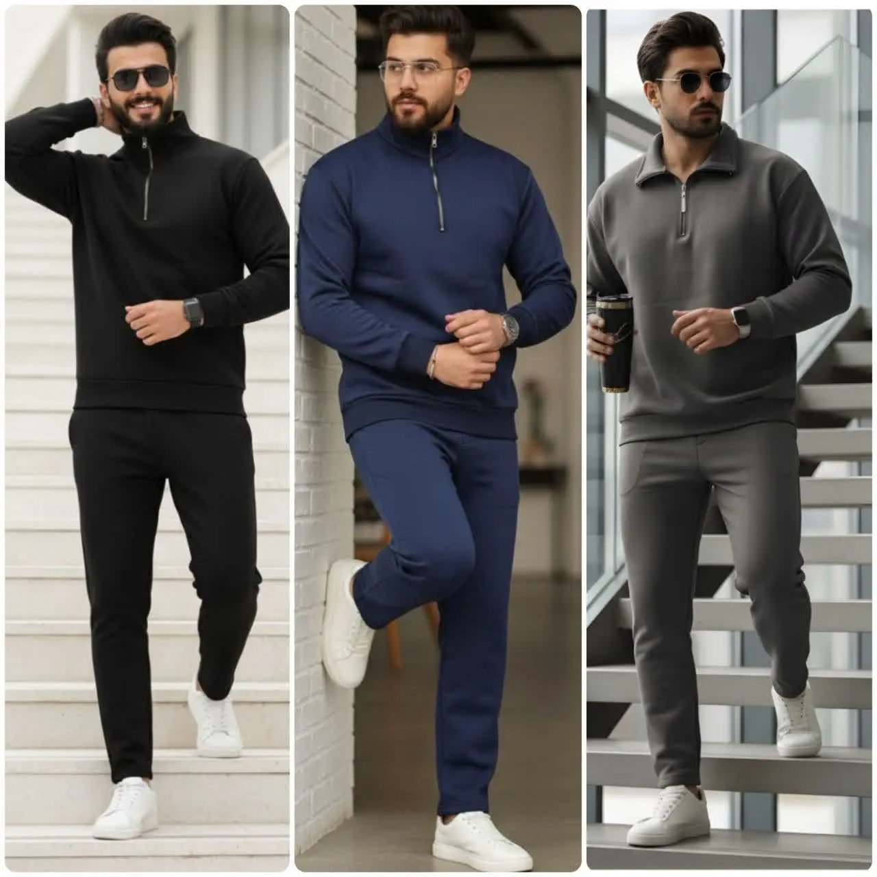 🍁 نام: ست هودی زیپ دار و شلوار