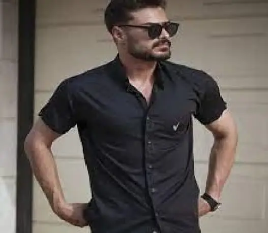 #پیراهن_مشکی_آستین_کوتاه
