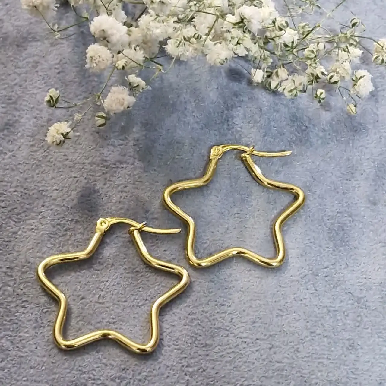 گوشواره استیل ستاره
