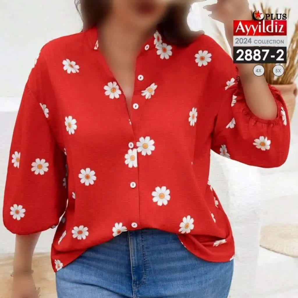 🔸 نام: #شومیز مجلسی بابونه #سایزبزرگ
