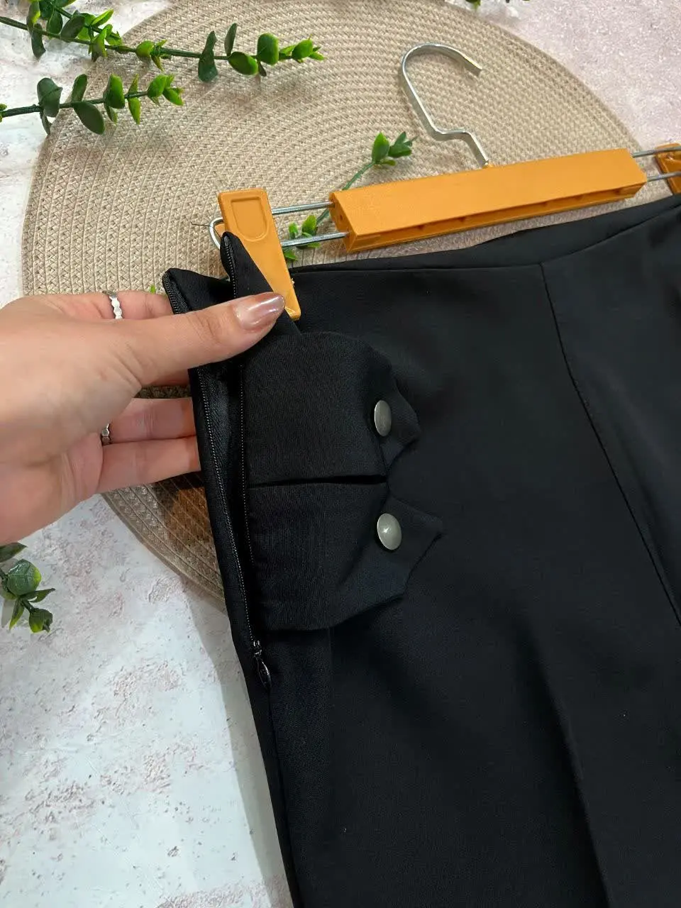 🦋نام محصول: شلوار بوتکات دکمه دار 
