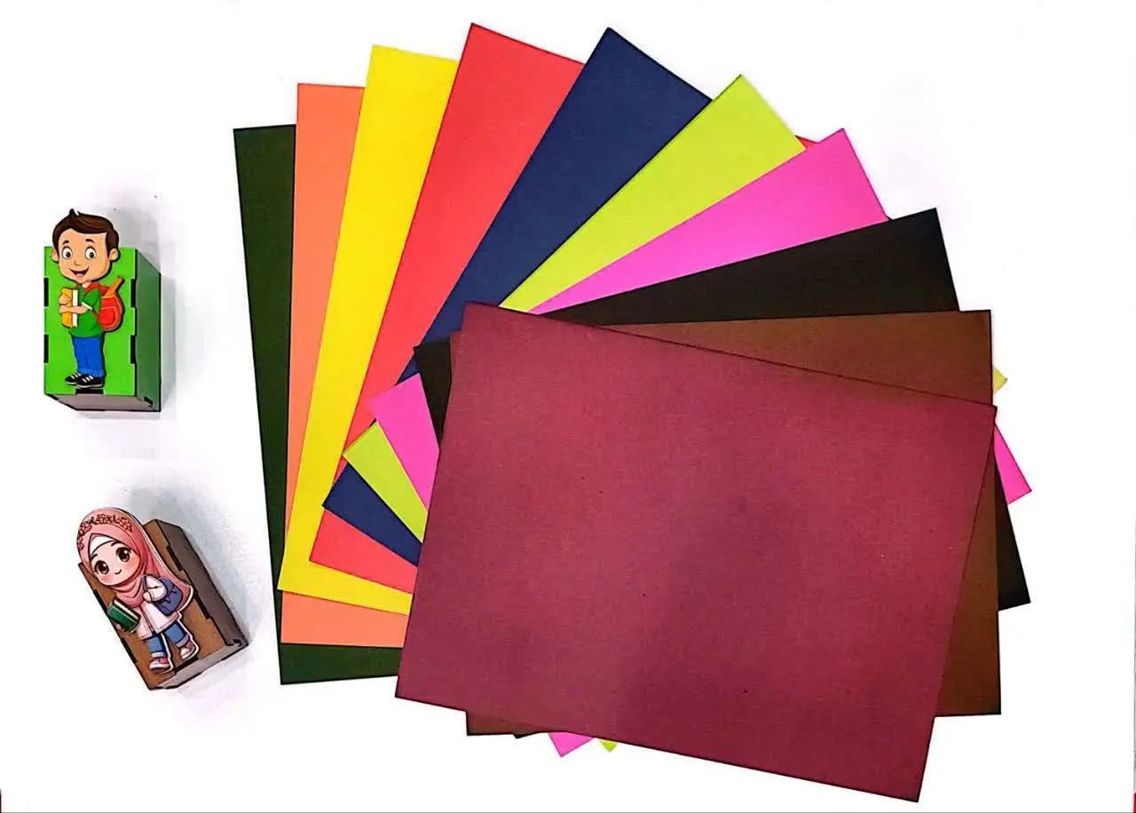 مقوا رنگی ۲۵×۳۵ بسته ای