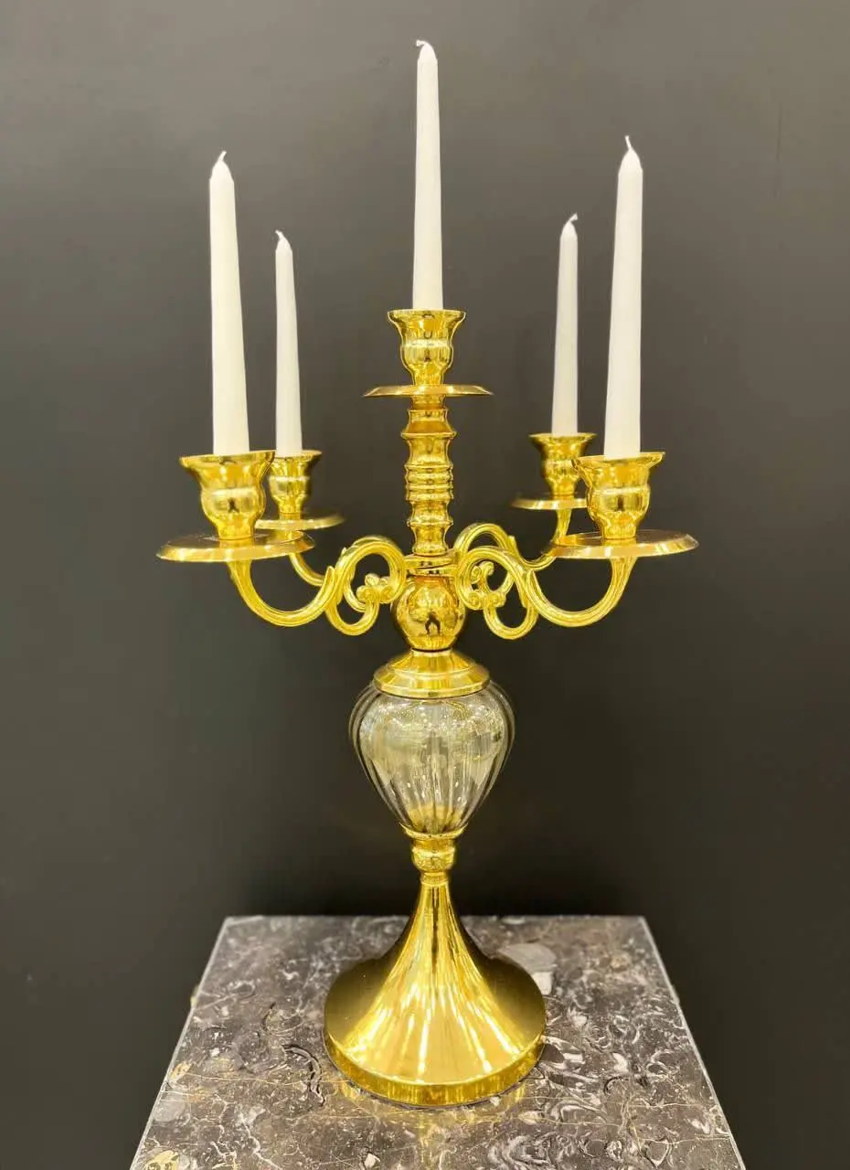 جاشمعی ۵ شعله تنه کریستالی