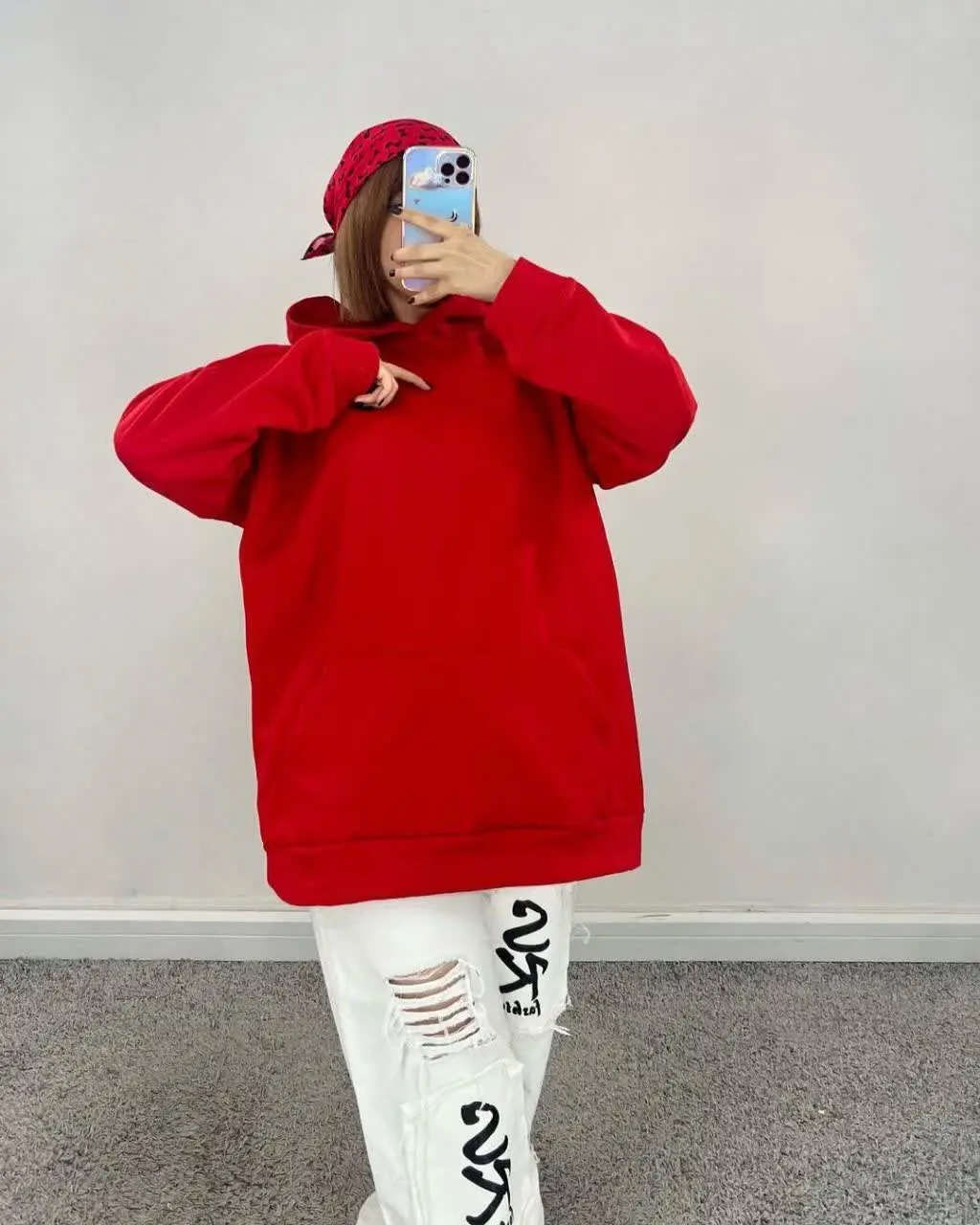 🟧 هودی دورس توپنبه‌ای ضخیم درجه یک
