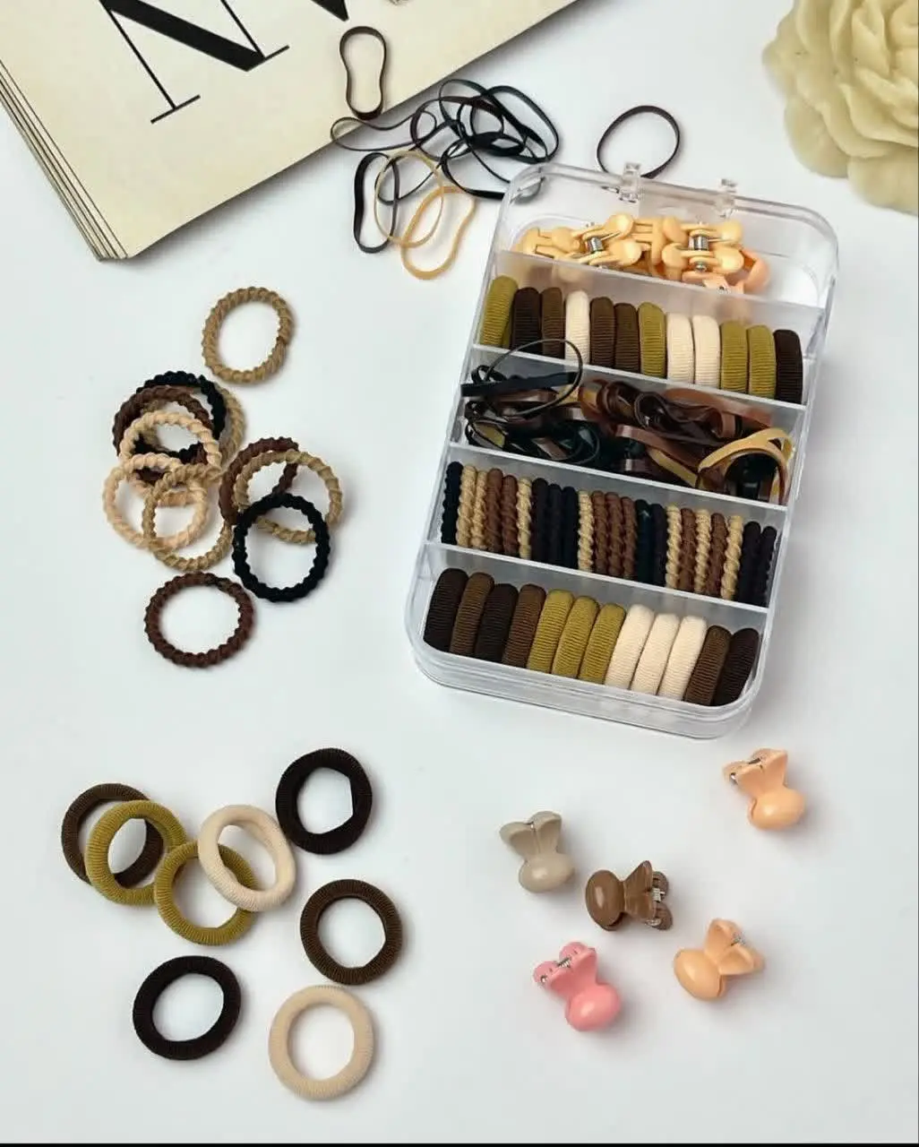 اینبار باکس کش و گیره با تم رنگی قهوه‌ای براتون آوردیم😍
