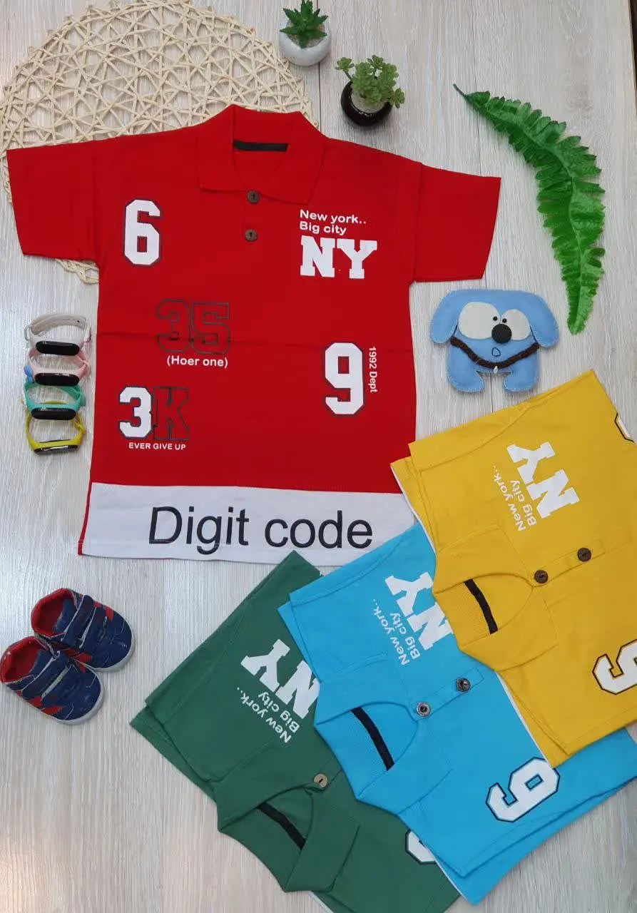 👕تیشرت یقه دار 
