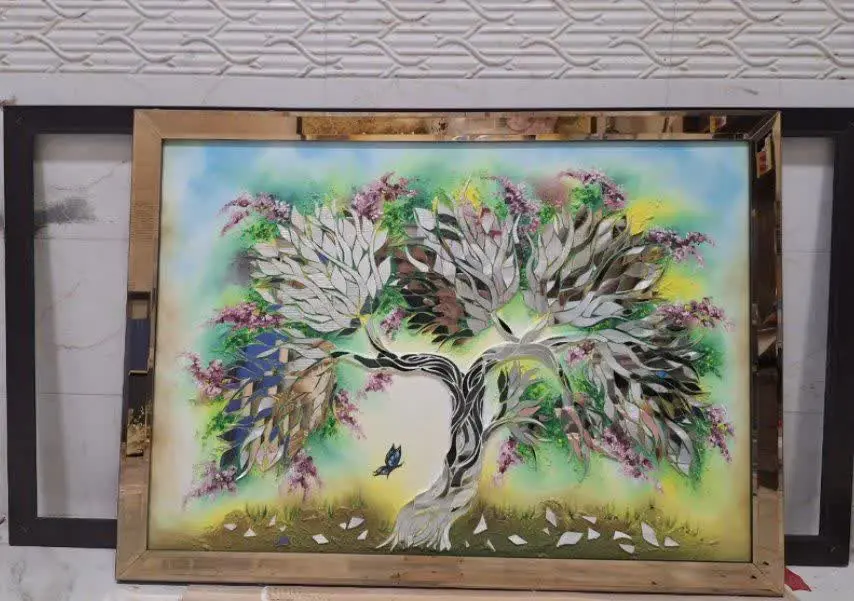 تابلوی زیبای درخت حیات با طراحی شیک و جدید 👌😊
