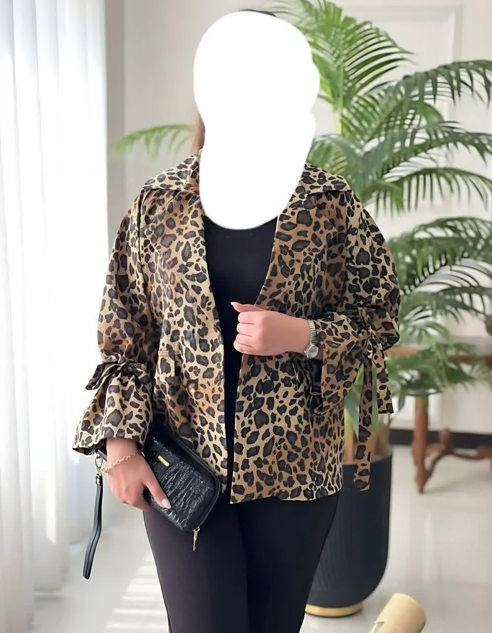 کت باکسی ترند پلنگی