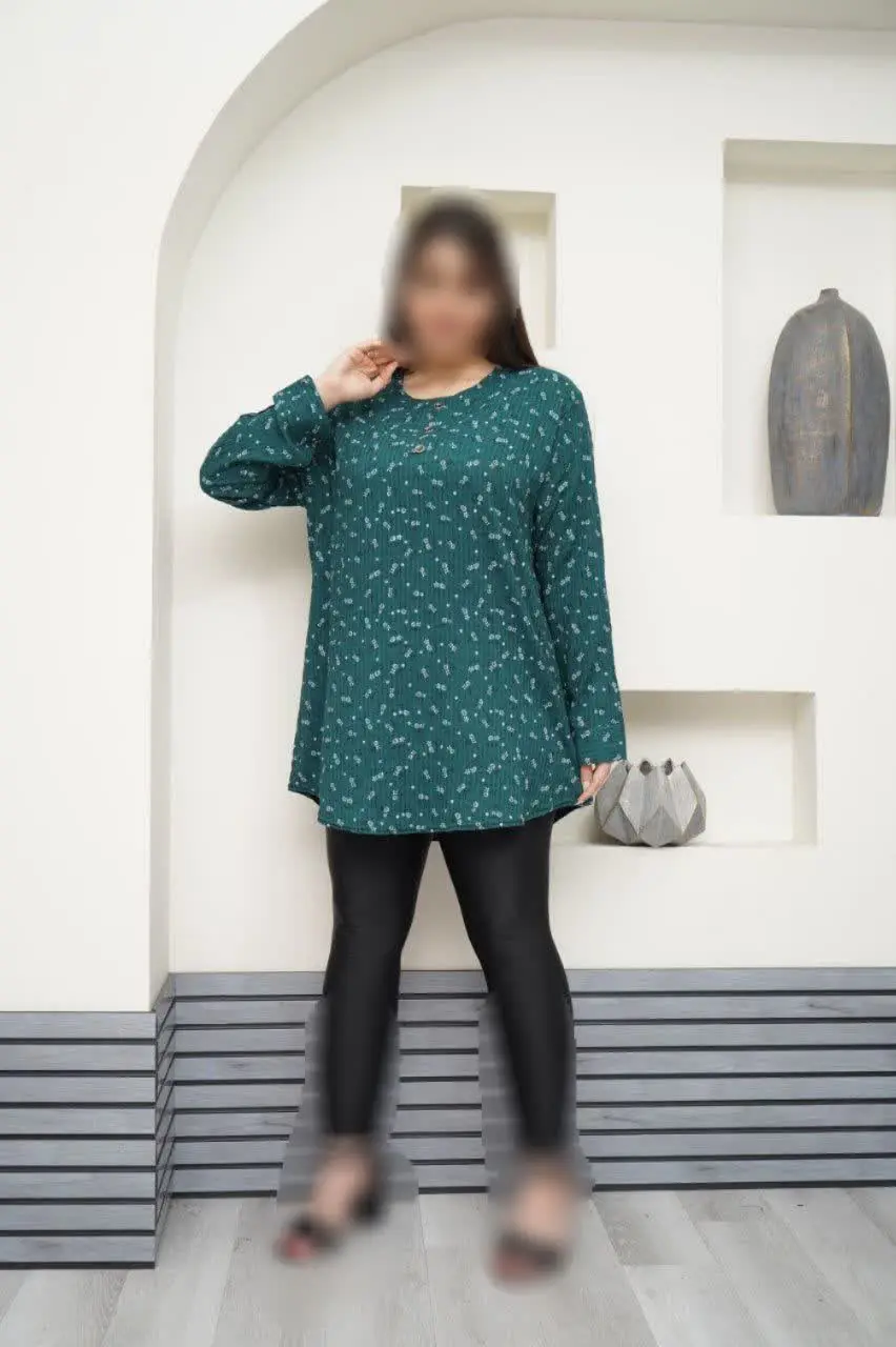 #تونیک یقه الماسی
