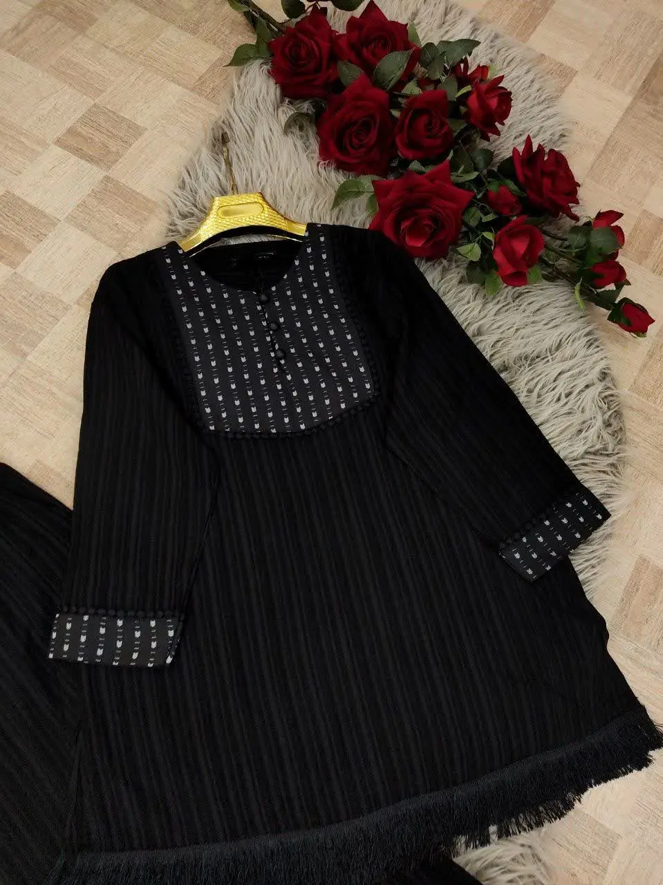 🔺نام: ست کراش ریش دار سبک خنک مناسب محرم
