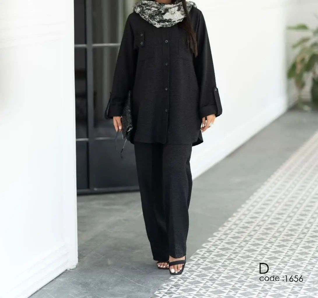 با ی مانتو و شلوار خنک چطور...