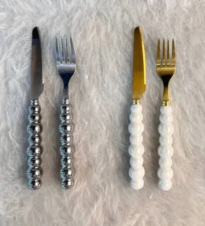 کارد و چنگال مرواریدی یونیک 
