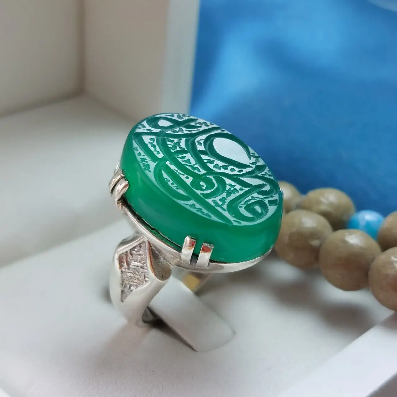 #انگشتر #نقره مردانه مدل ۸ چنگ 
