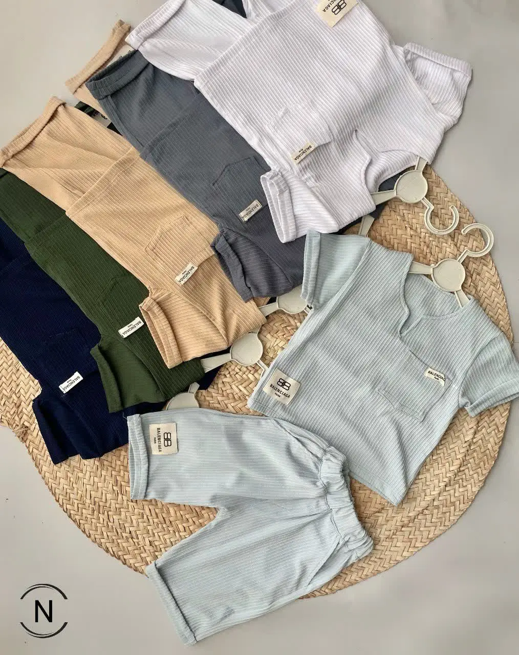 #تیشرت‌شلوارک‌پسرانه کراش یقه کوبایی
