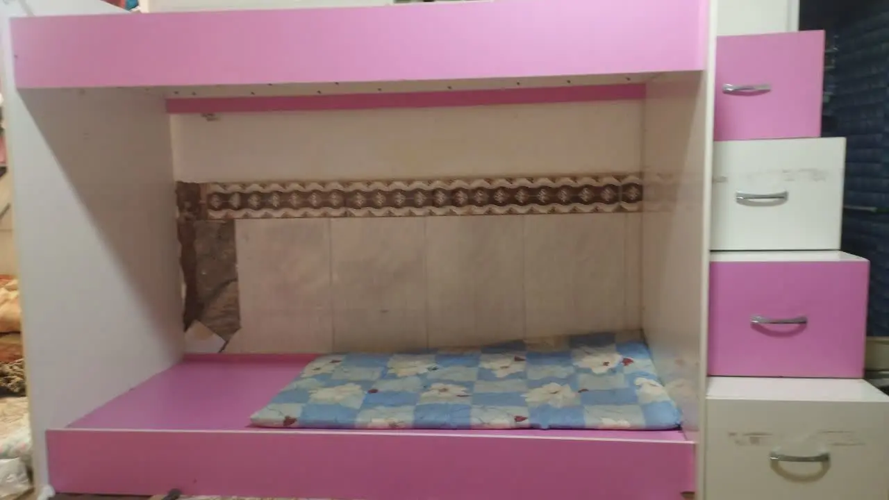 تخت ۲ طبقه بدون تشک