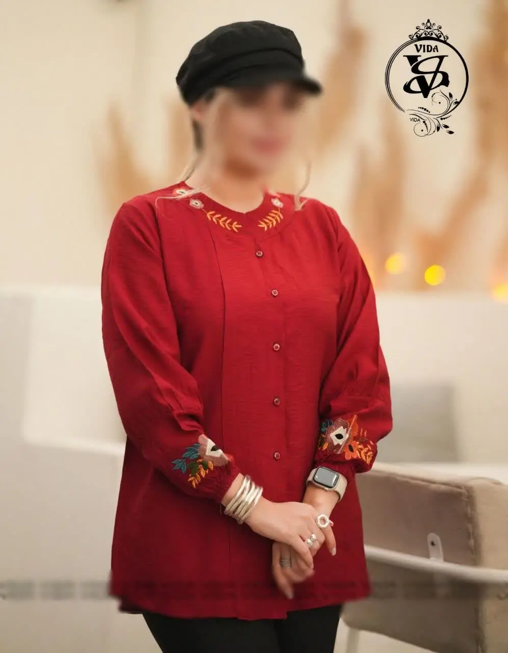 ✨ #شومیز یقه دلبری 
