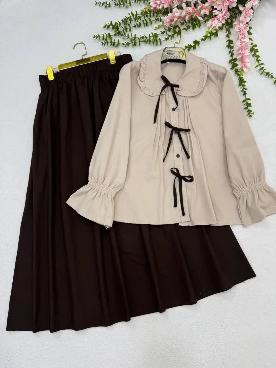 🌷نام: شومیز دامن شکلات