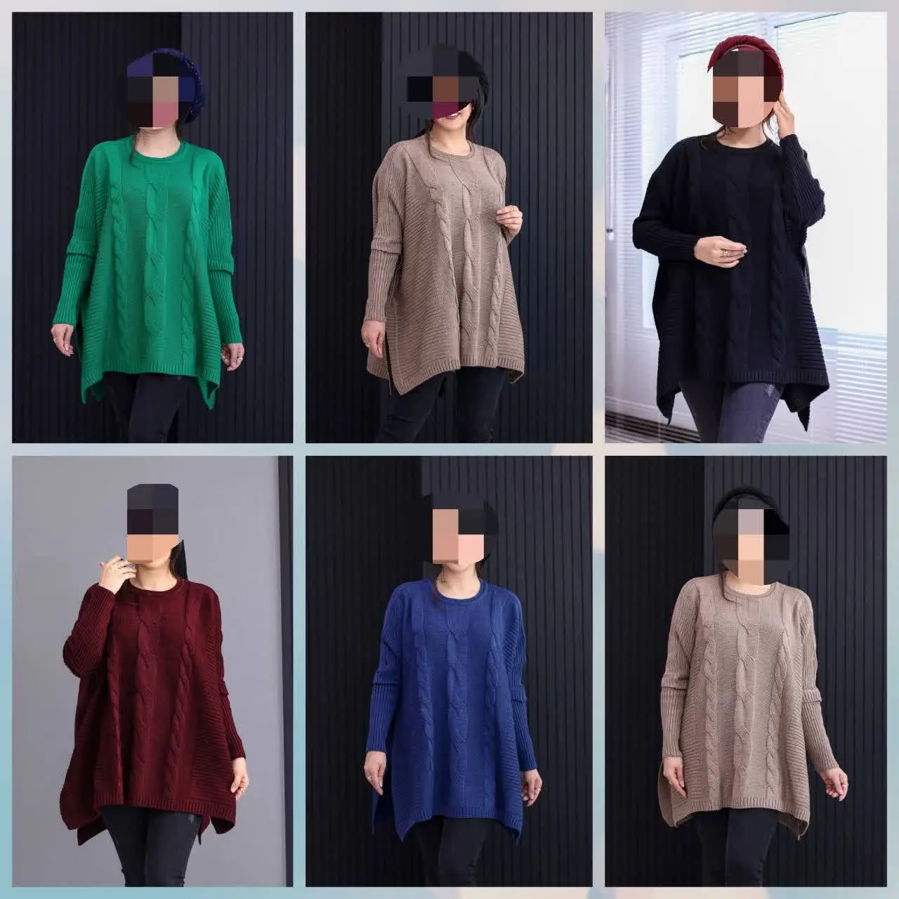 🧶#پانچ_بافت مدل #روژان😍
