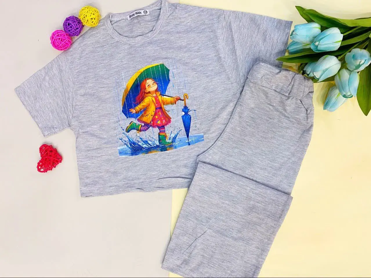 ⚜ کراپ شلوارک دخترانه 
