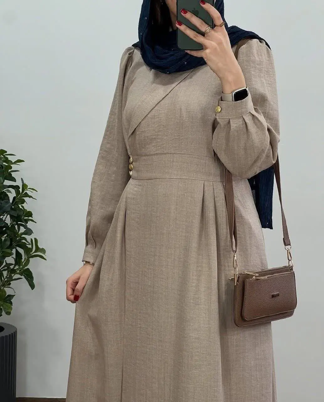 ☀️نام: مانتو بلند مدل صحرا
