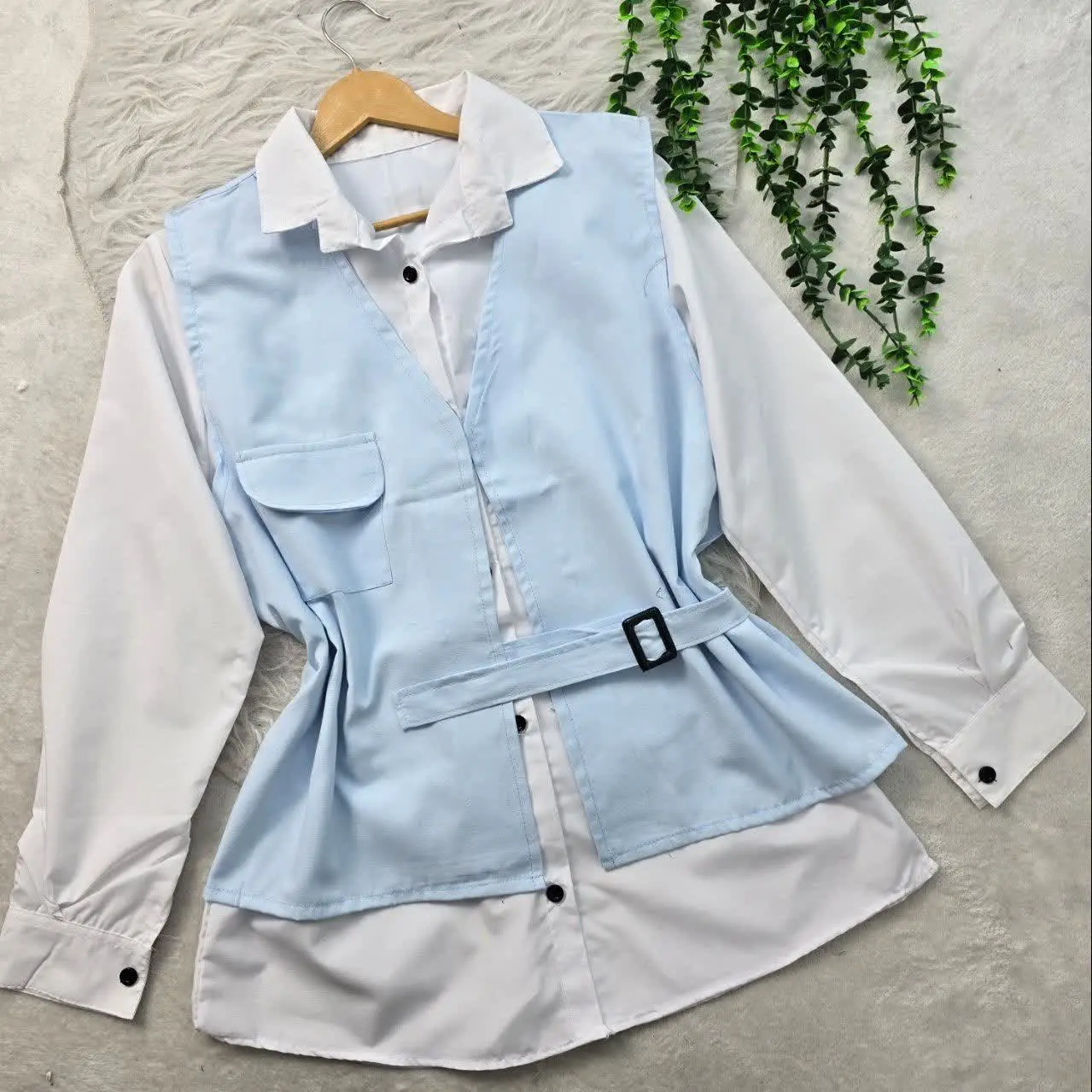 🌸 نام: ست شومیز وست لاله
