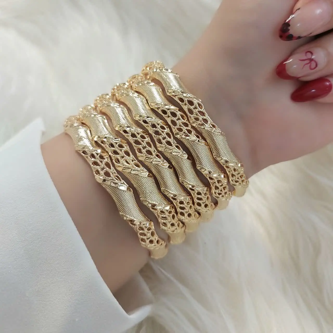 النگو بحرینی کپ کپ طلا✨💥