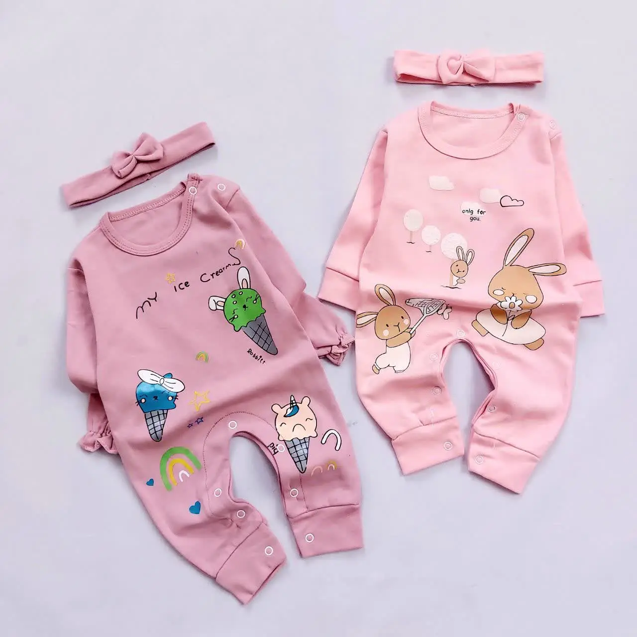 سرهمی و هدبند چاپ فانتزی
