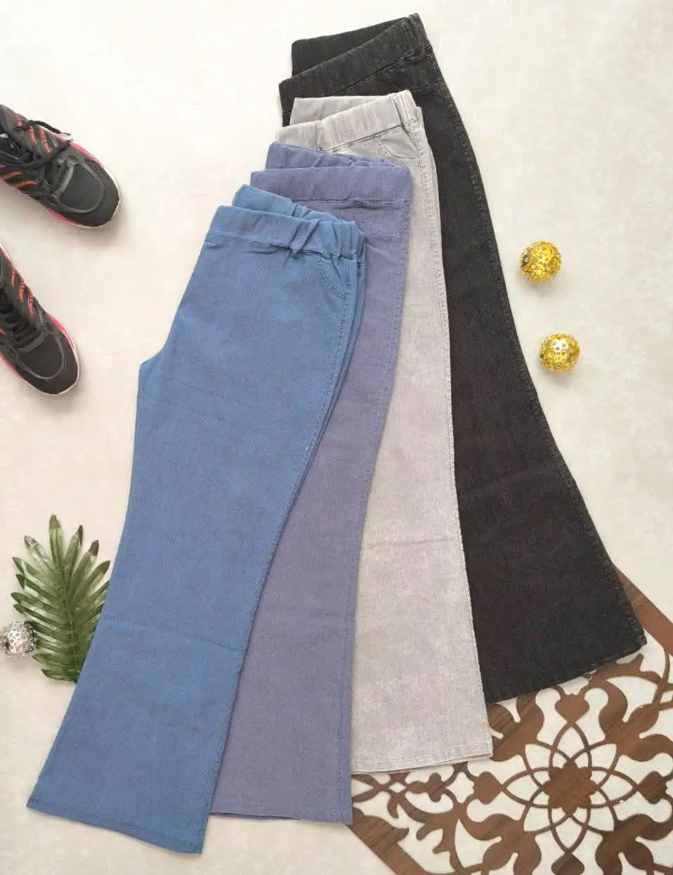✅ شلوار دمپاگشاد، جنس نیل سنگشور

