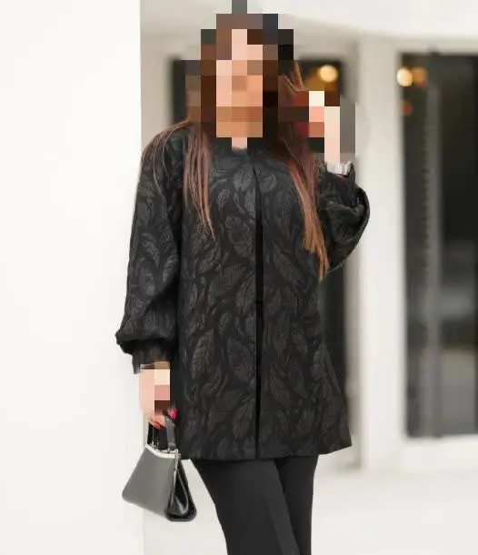 ❤️نام: مانتو کتی مدل پرتو🏴 ((ویژه محرم)) 🏴
