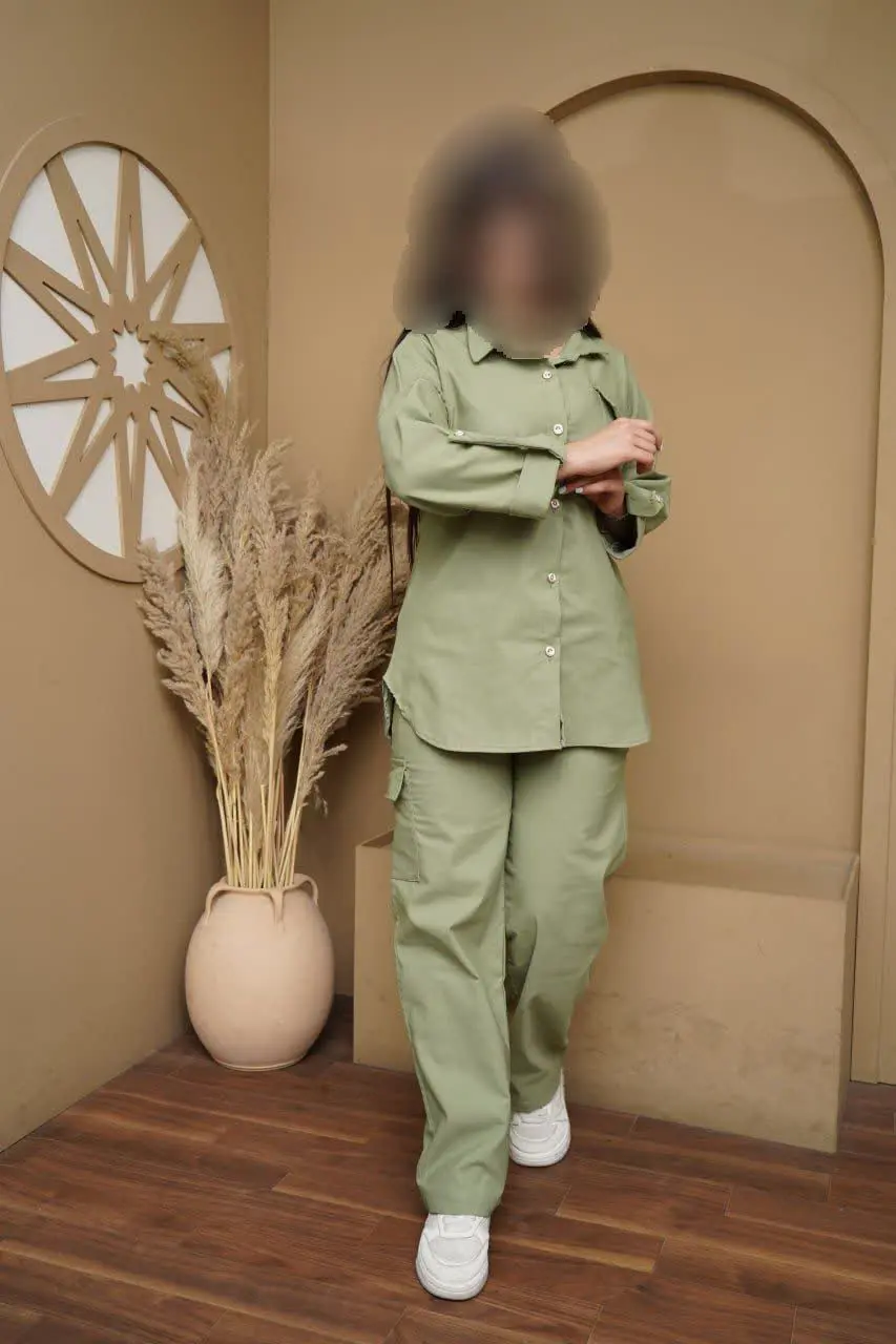 نام: ست مانتو شلوار کارگو ۱۵۰۳
