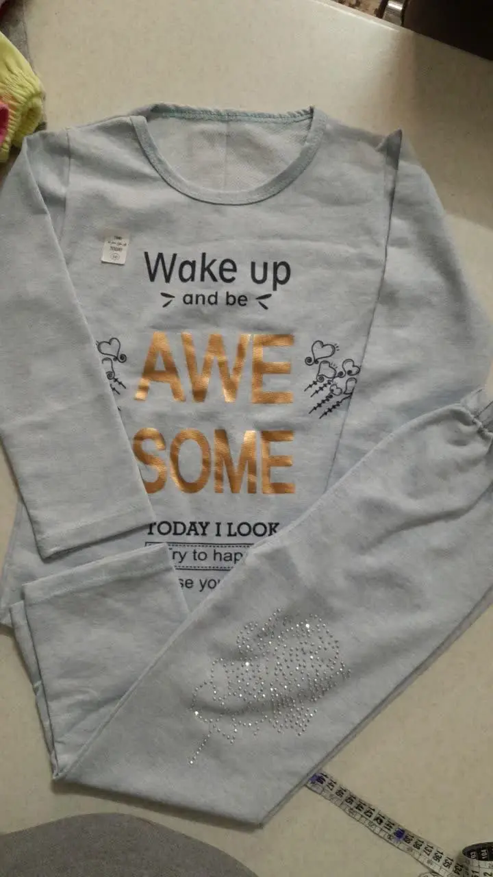 بلوز شلوار دخترانه نخی