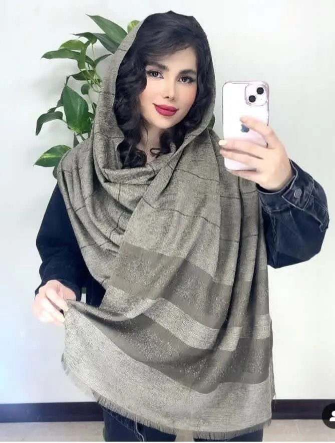 🌟شال سه خط لمه دار🌟
