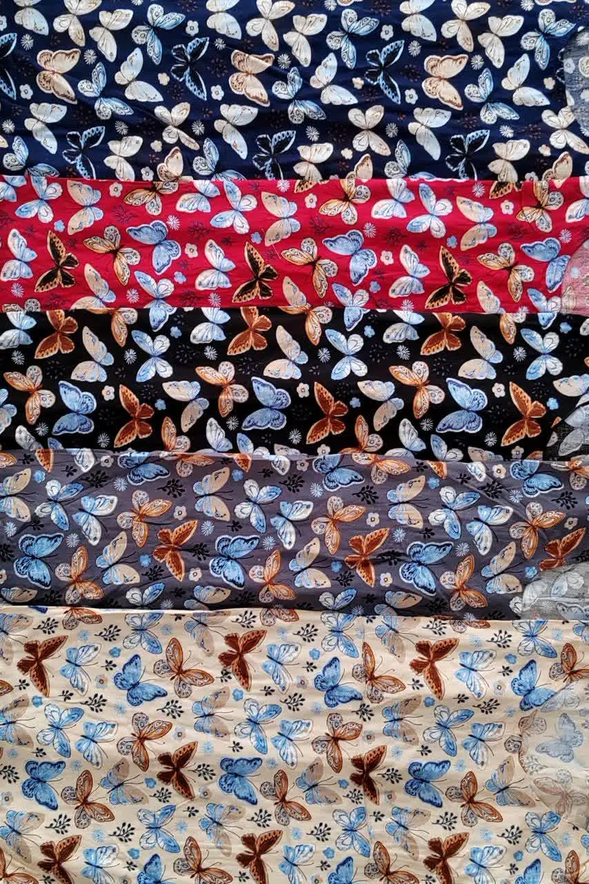 تیشرت نخی طرح پروانه🦋🦋 
