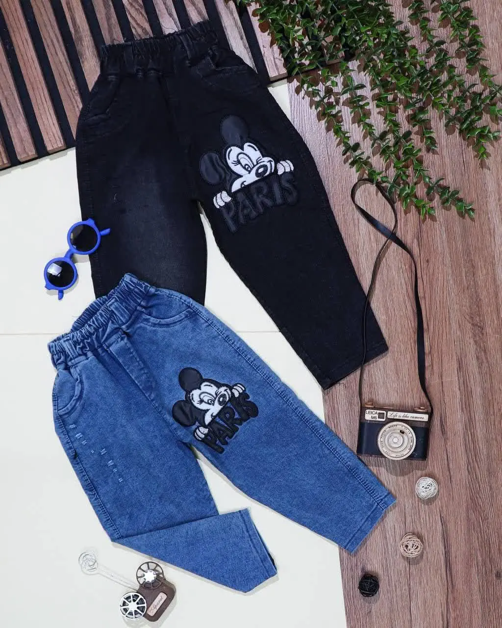 👕نام کالا: #شلوارنیل_ مام دخترانه 
