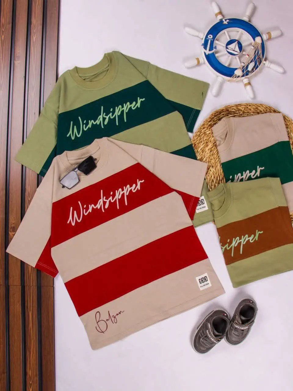 💢تیشرت لانگ پرچمی💢
