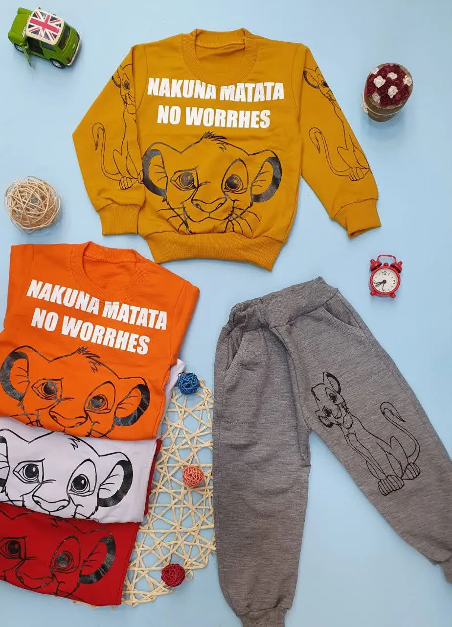 👕بلوز شلوار صورت شیر
