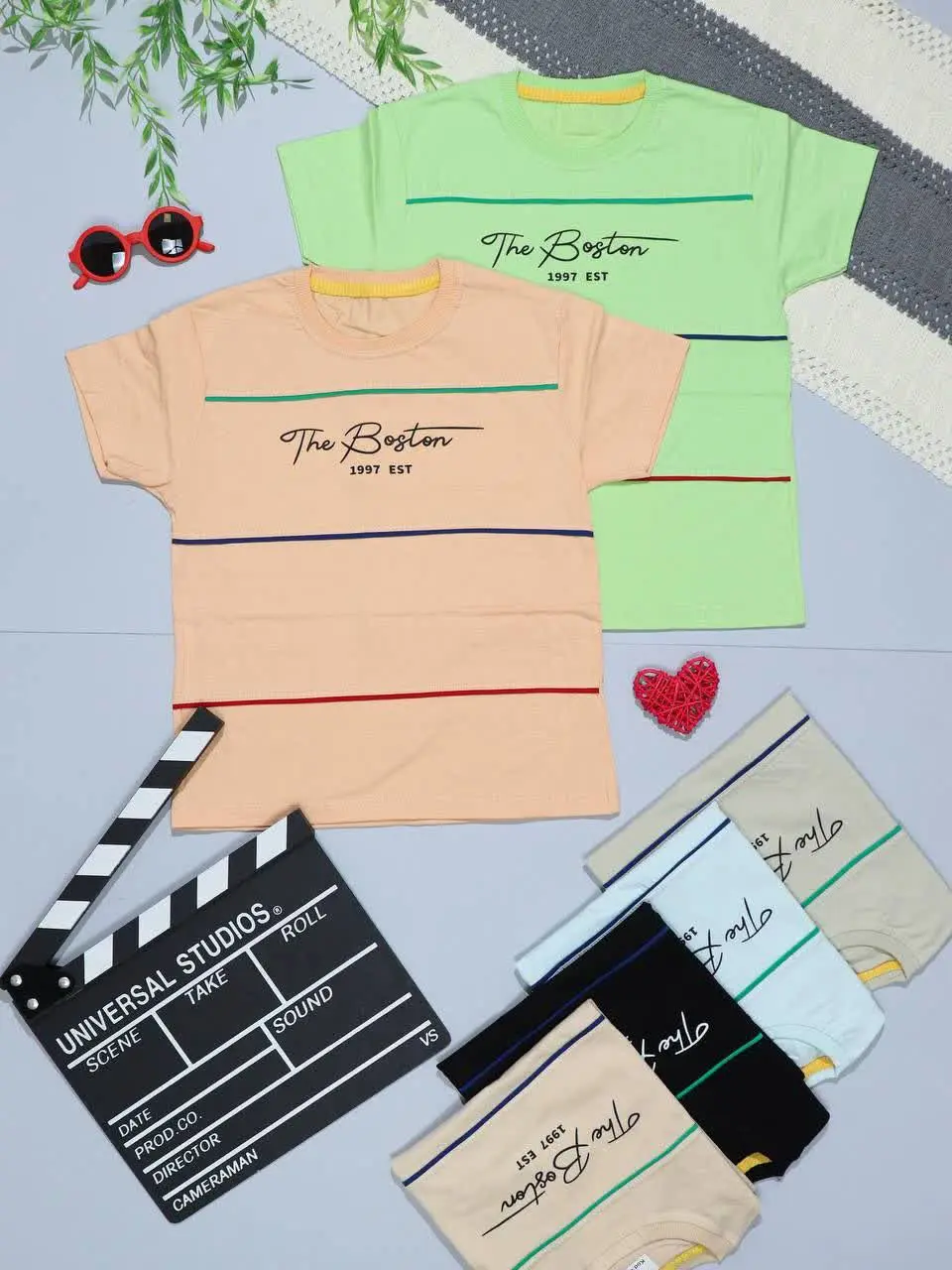 👫تیشرت پسرانه مغزی BOSTON ۱۹۹۷👫
