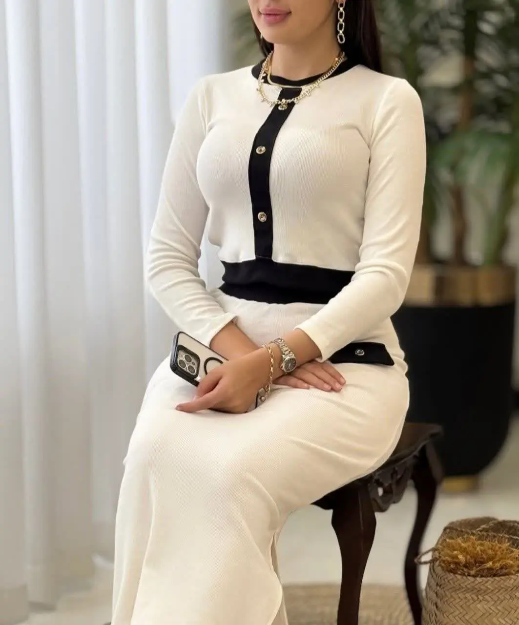 ❤️نام: ست بلوز و دامن دنیا
