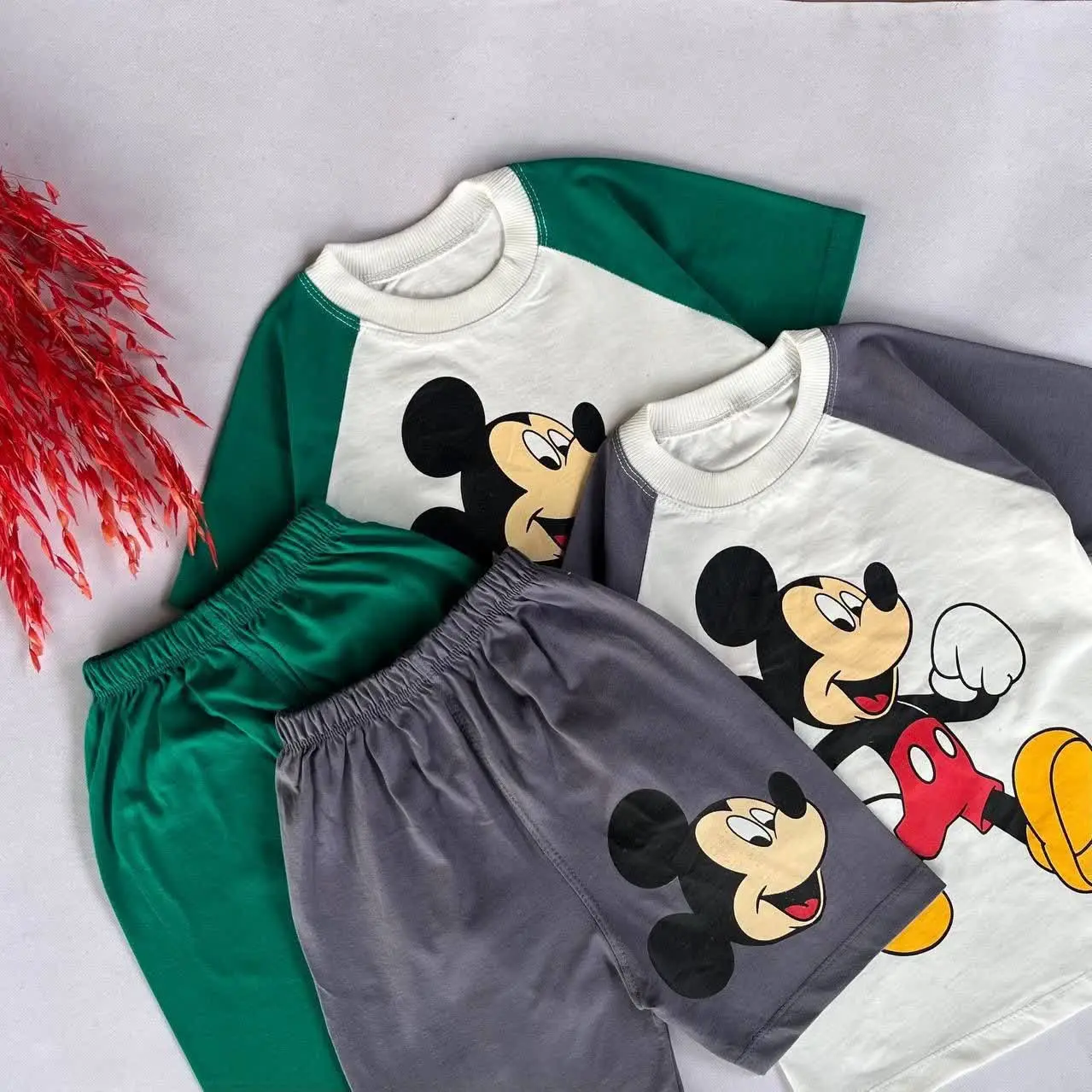 👚نام: 😍ست آستین رگنال میکی😍
