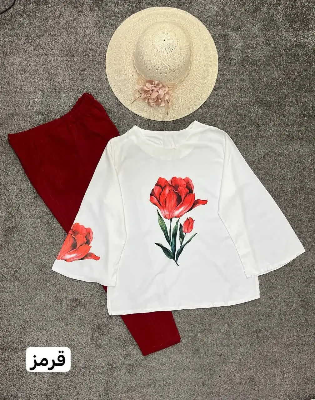 ست بلوز شلوار گل لاله
