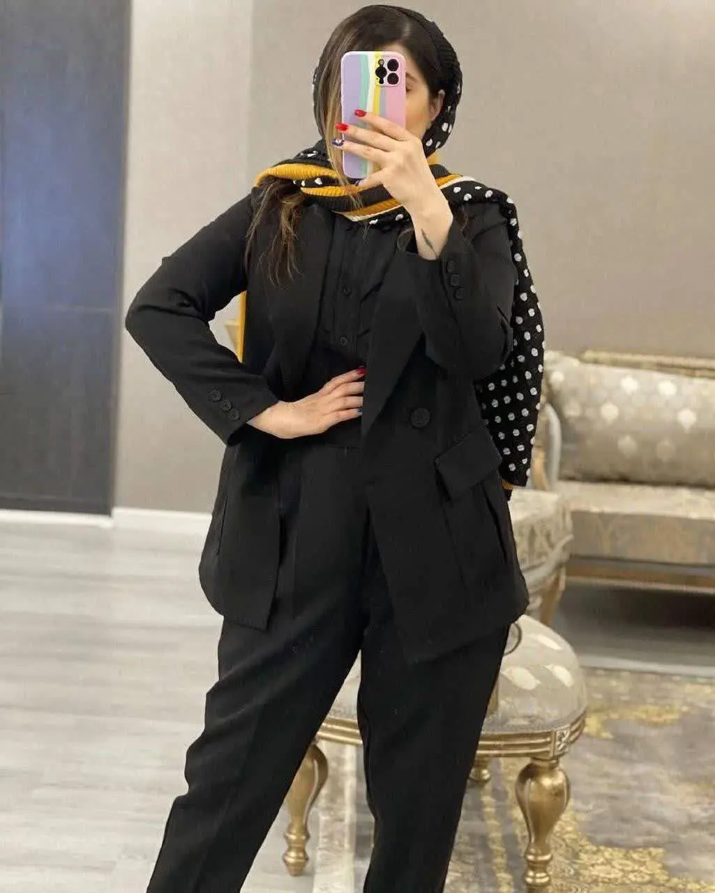 🌸 نام: کت شلوار محرمی سارینا
