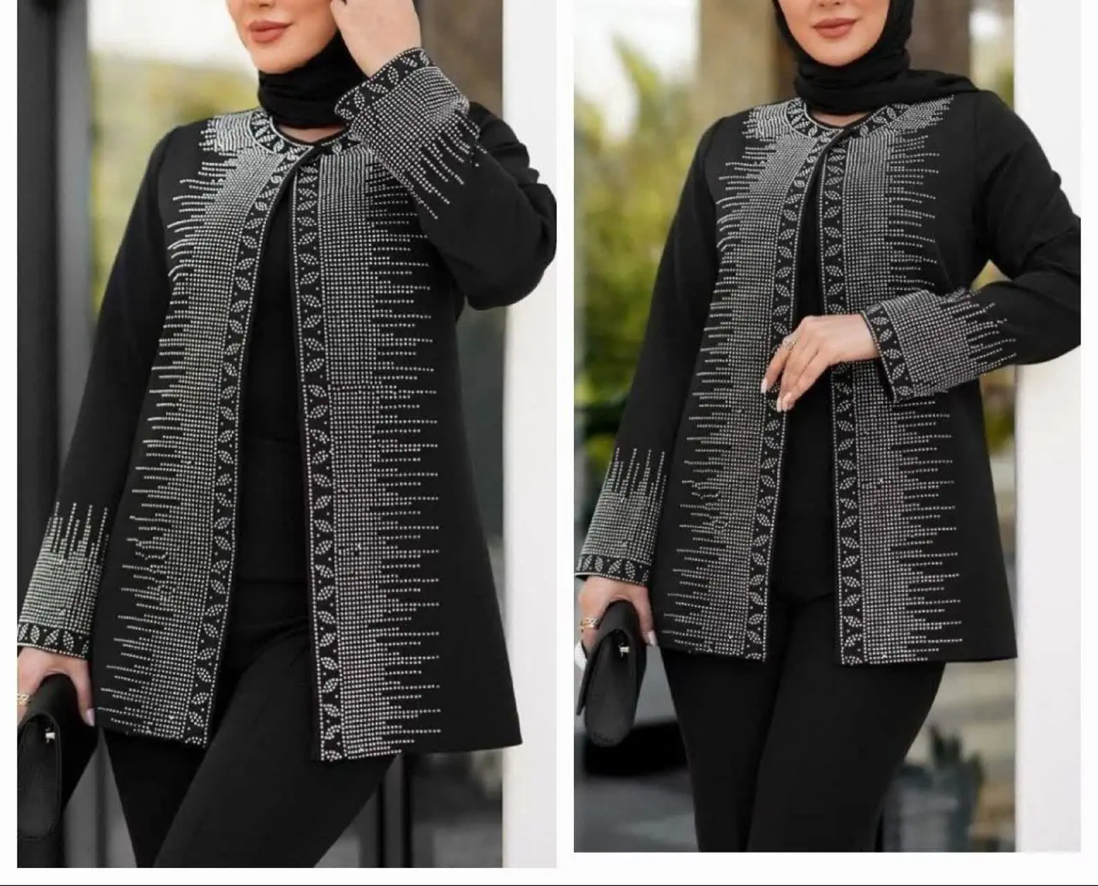 🛍نام: کت مجلسی نگین دار🌿
