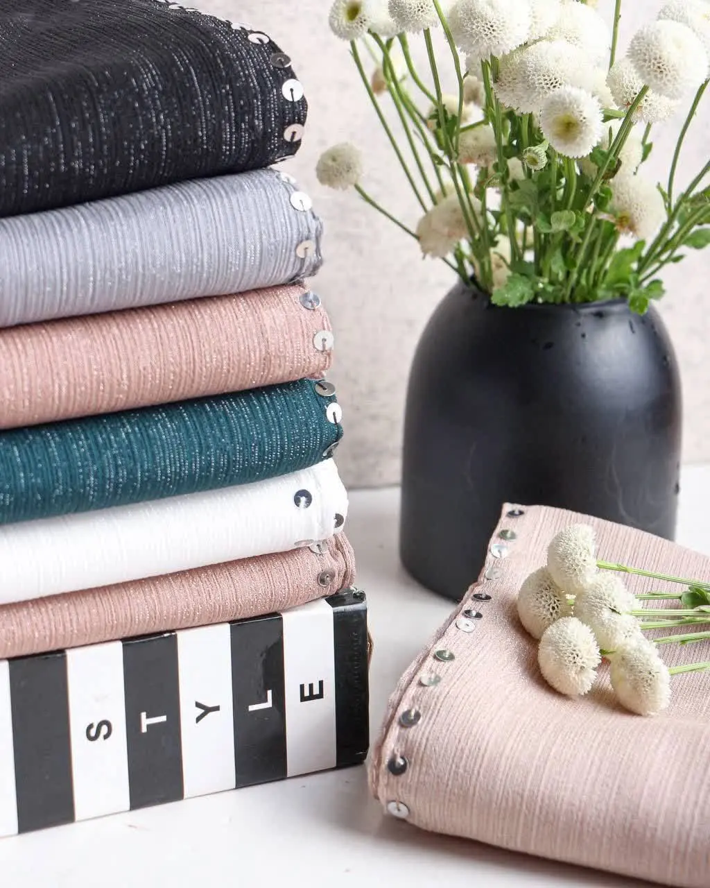 شال نخی کریستال شاین 🌺🌺
