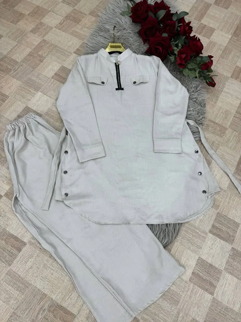 🌸نام: تونیک شلوار شانتون
