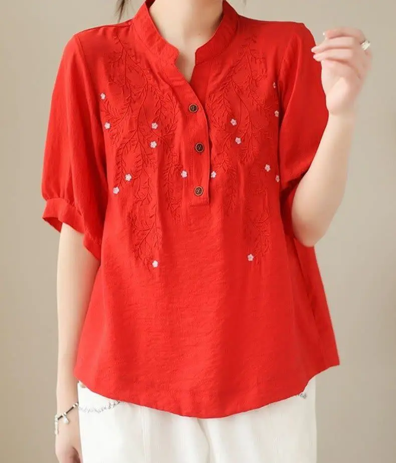 💞شومیز خاص و شیک گلدوزی شده💞
