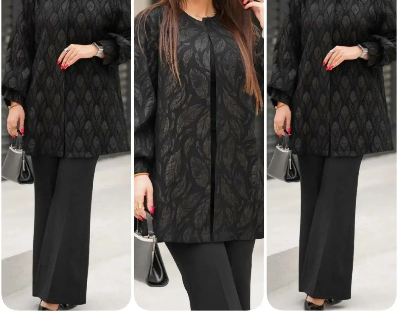 ❤️نام: مانتو کتی مدل پرتو🏴 ((ویژه محرم)) 🏴
