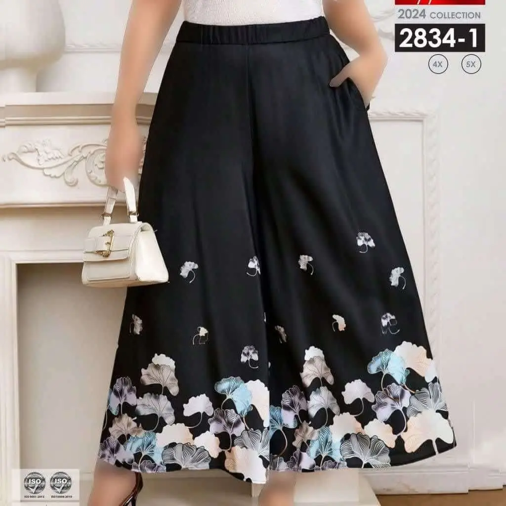 🔸 نام: #دامن_شلواری مجلسی #سایزبزرگ
