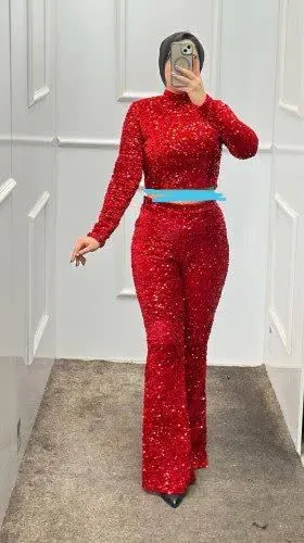 نسرین کد۱ نیم تنه شومیز شلوار