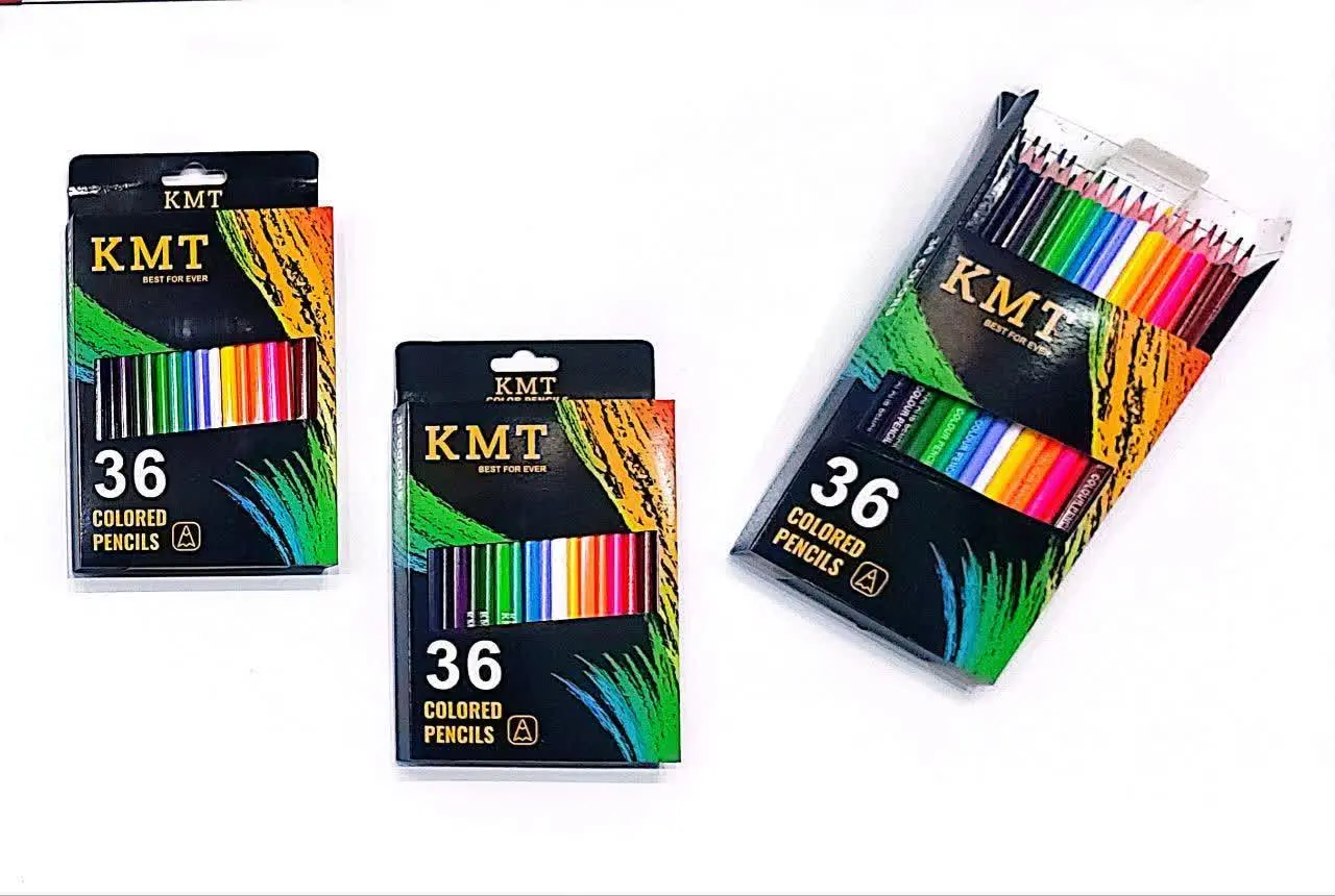 مداد رنگی ۳۶ مقوایی کی ام ت...