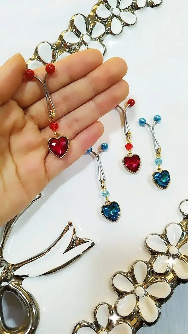 ❤️گیره روسری قلب 
